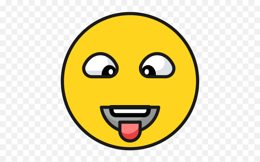 Emoji Lachen Zunge Emoticon Kostenlos Symbol Von Emojis - Happy,Looking Sideways Face Emoji