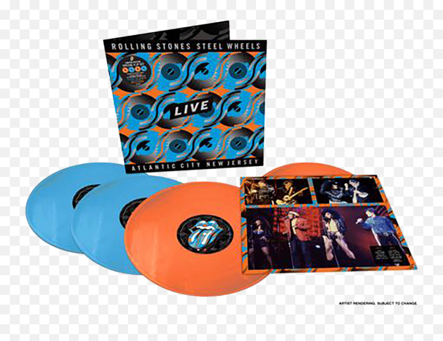 Steel Wheels Live 4lp Limited Edition - Rolling Stones Steel Wheels Live Vinyl Emoji,The Rolling Stones Mixed Emotions