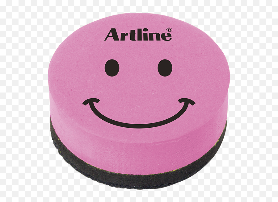 Artline Magnetic Eraser Smiley Face Type Artline Magnetic - Happy Emoji,Purple 'cool' Face Emoticon