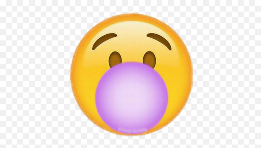 Emoji - Bubble Gum Clipart Emoji,Bubble Emoji
