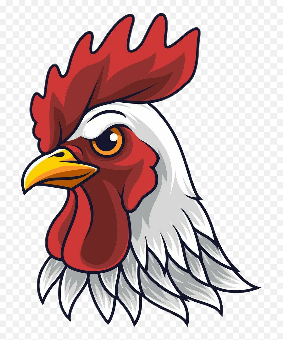 Rooster Chicken Meat Bird Sticker - Illustration Of A Chicken Emoji,Rooster Emoji