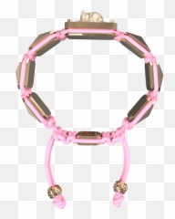 I Love My Baby Bracelet With Ceramic And Sculpture Finished In 18k Rose Gold Complemented With A Pink Coloured Cord - Solid Emoji,Love Is A Pyramid Of Emotion