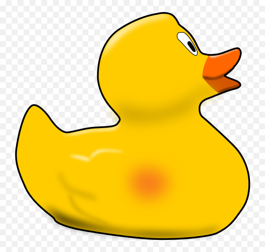 Free Rubber Duck Outline Download Free - Gambar Anak Bebek Animasi Emoji,Rubber Duck Emoticon Hipchat