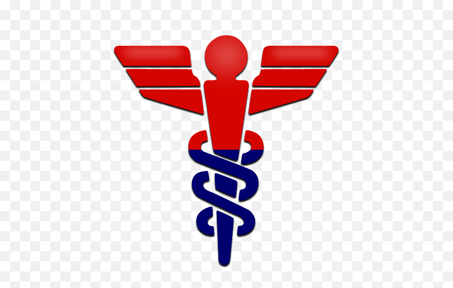 Caduceus Clip Art - Clipartsco Medical Logo Red And Blue Emoji,Caduceus Emoji For Instagram