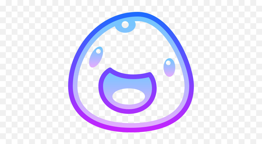 Slime Rancher Icon In Gradient Line Style - Pottery Party Clip Art Emoji,Emoji With Booger