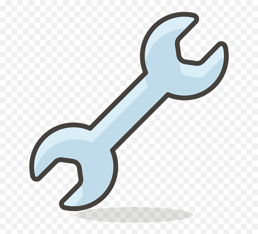 Wrench Emoji Clipart - Wrench Emoji Png Transparent Png Wrench Emoji,Like With A Hammer Emoticon