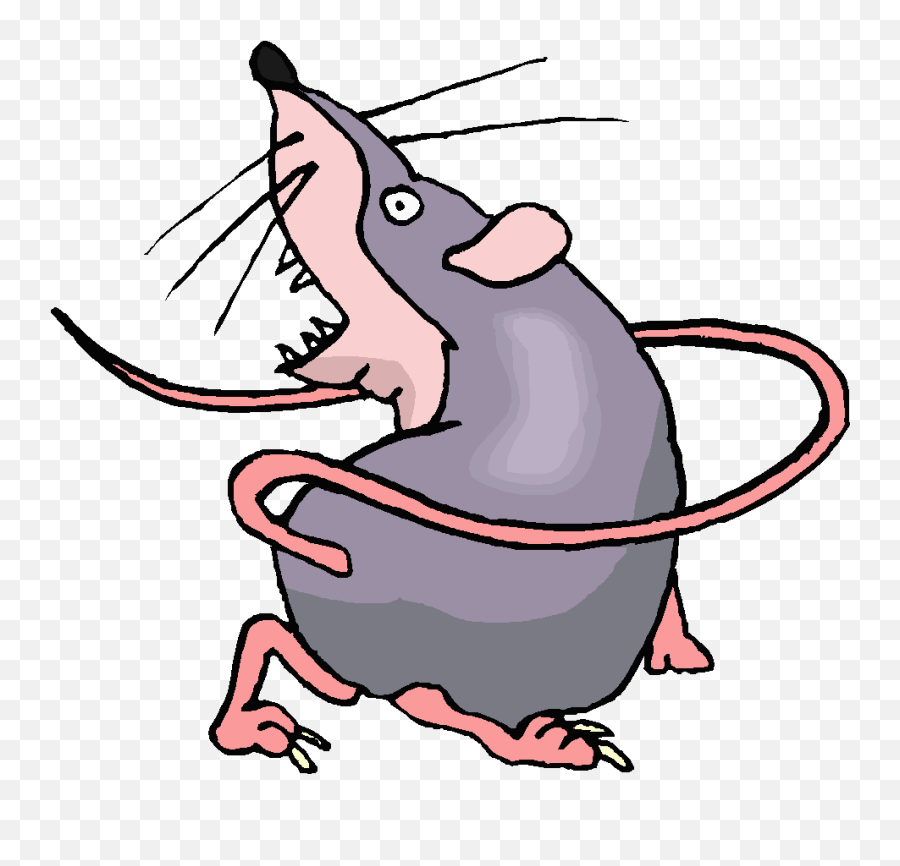 Clipart Of The Cartoon Rat Free Image Download Emoji,Rat Locust Emotion