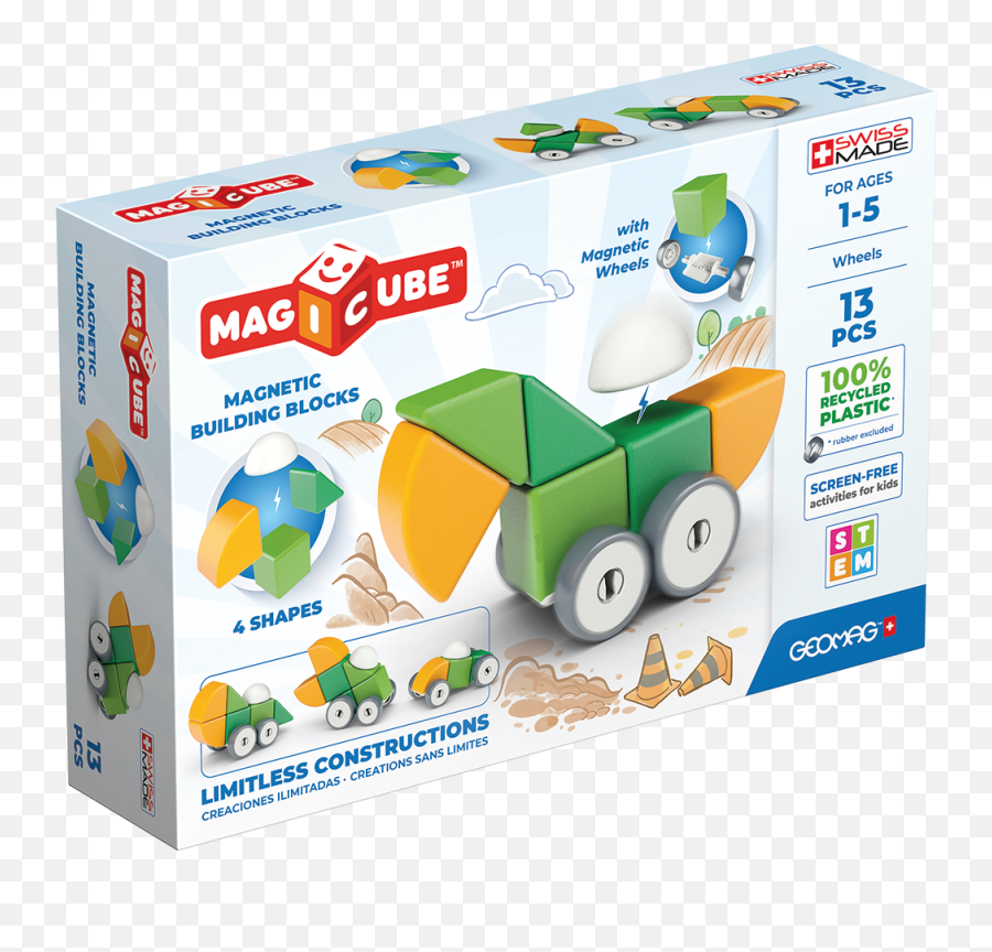 Magicube Shapes Wheels 13pcs - Raff And Friends Emoji,Emotion Weight Wheels