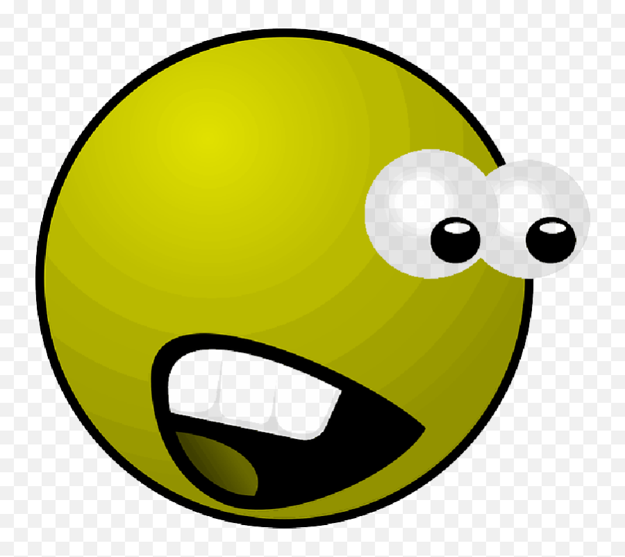 Free Clip Art Smiley Faces Emotions - Ojos Saltones Sorprendido Imoji Emoji,Emotions Faces