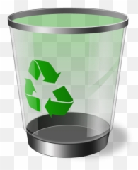 Red Bin Household Rubbish Rubbish Bin Hd - Clip Art Library Emoji,Bin And Recycle Bin Emoji