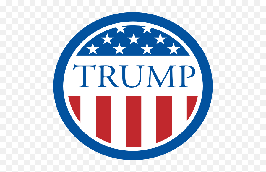Donald Trump Circle Stickers Emoji,Liberal Hollow Red Circle Emoticon
