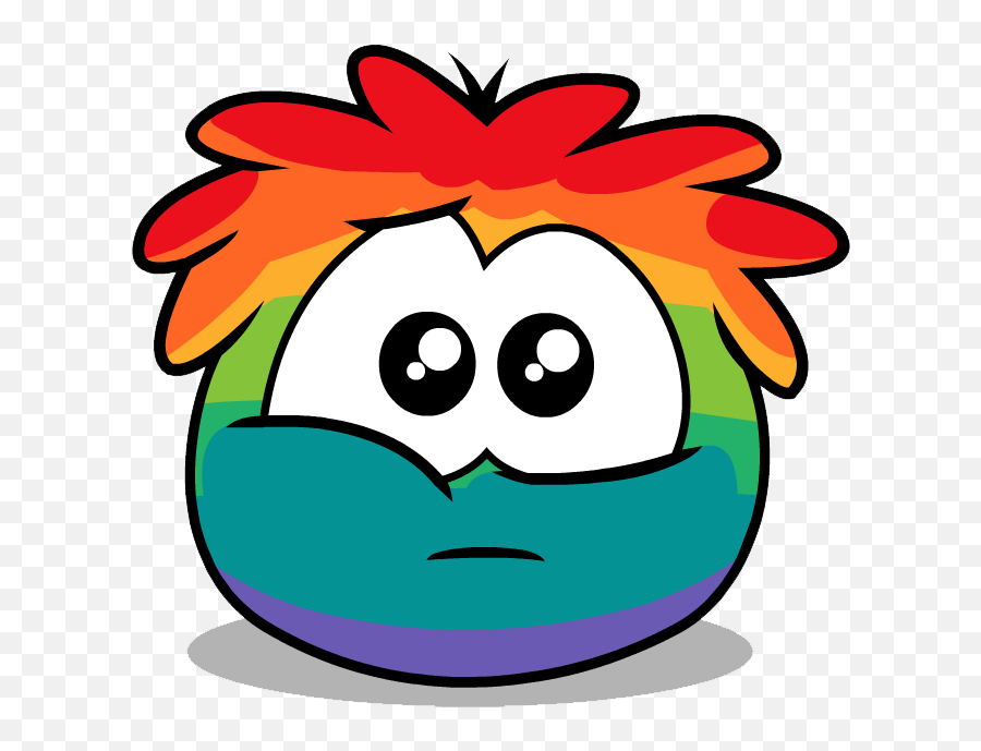 Rp Sad - Png Rainbow Puffle Full Size Png Download Seekpng Emoji,Big Sad Emoji Pictures