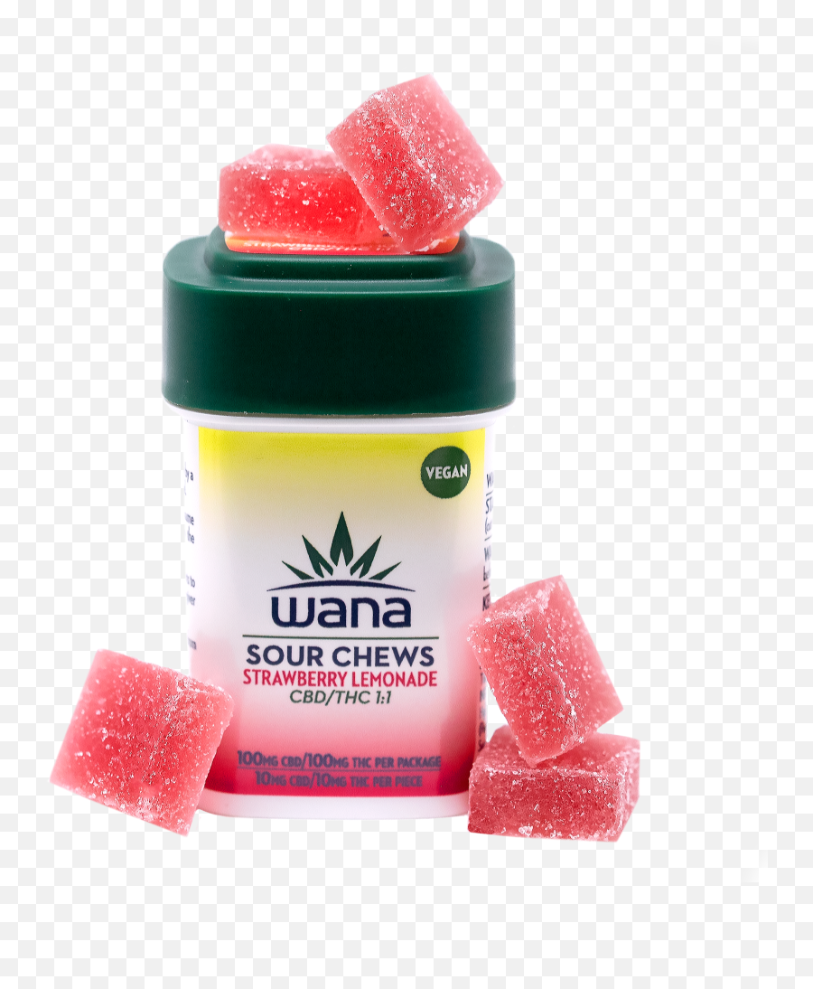 Strawberry Lemonade 11 Sour Chews By Wana Brands At Emoji,Strawberry Emotion