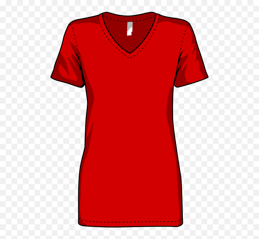 Shouldernecksleeve - Red Women Shirt Clip Art Transparent Emoji,Woman And Shoulder Emoji