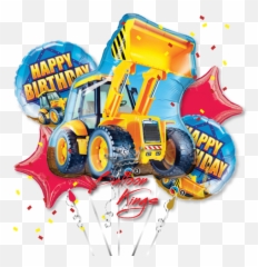 Happy Birthday Truck - Balloon Kings Emoji,Dumptruck Emoji For Facebook