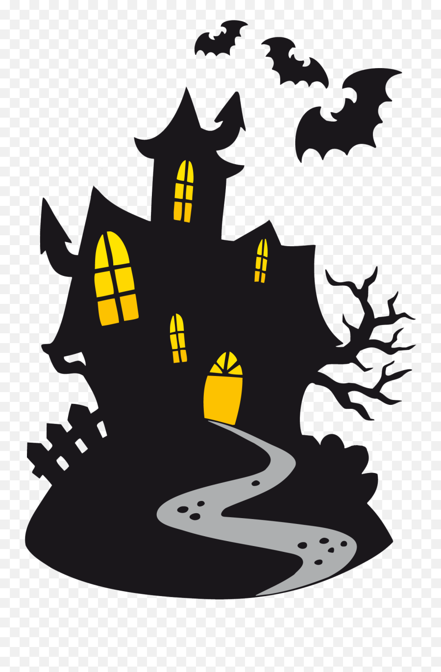 Castle Clip Art Free - Clipartix Spooky Halloween Clip Art Emoji,Emoji Castle And Book