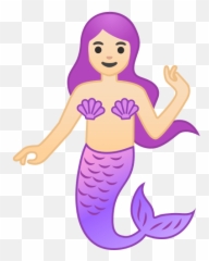 U200d Mermaid With Light Skin Tone Emoji,Android Pregnant Man Emoji