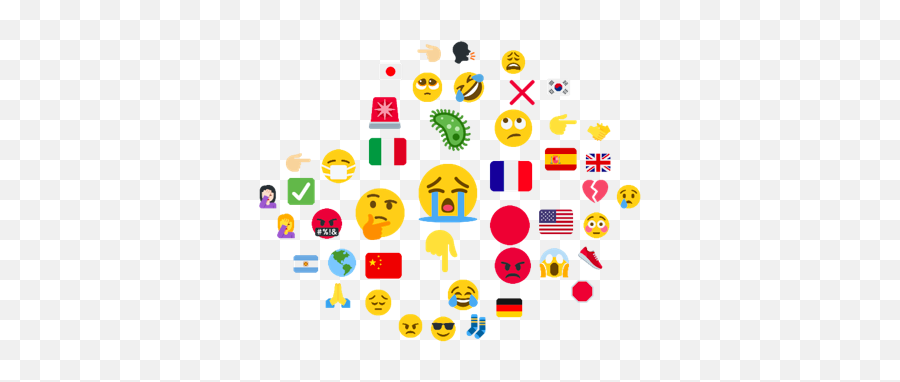 The Evolution Of Its Many - Dot Emoji,Coronavirus Emojis