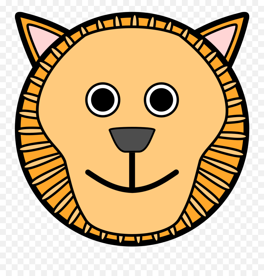Cute Lion Emoji Iphone X Case - Cat Face Coloring Page,Cute Cat Emoji