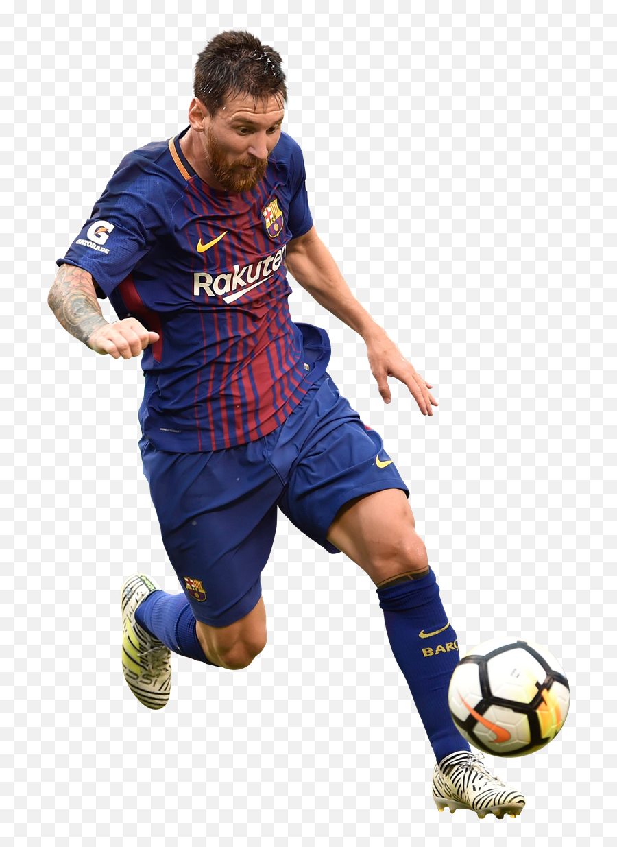 Lionel Messi Football - Transparent Lionel Messi Png Emoji,Soccer Ball Girl Emoji