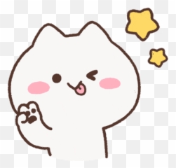 Winking Flirt Sticker - Winking Flirt Wink Discover Mimi And Neko Stickers Emoji,Emoticons Piscadinha