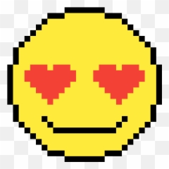 Download Hd Heart Eyes Emoji - Smiley Face Cool Gif Gold Coin Pixel Art,Eyes Emoji