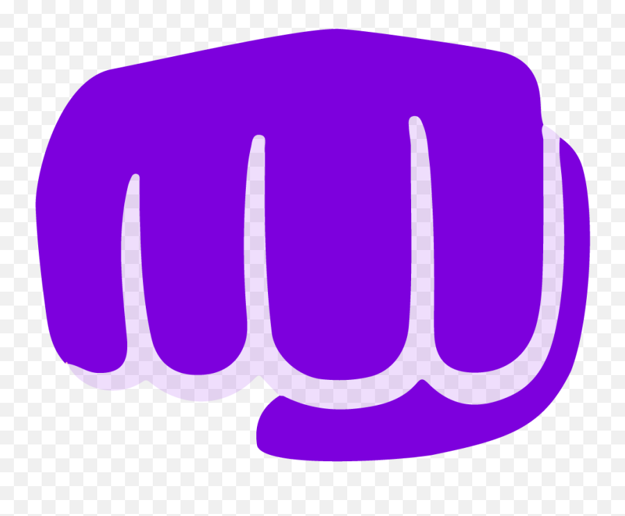 Fist Bumps - Purple Fist Bump Clipart Full Size Clipart Purpld Fist Emoji,Fist Bump Emoji