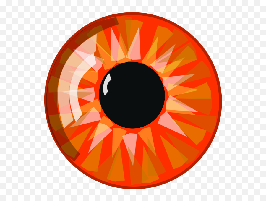 Orange Clipart Eyes Orange Eyes Transparent Free For - Orange Eyes Png Emoji,Brown Eye Emoji