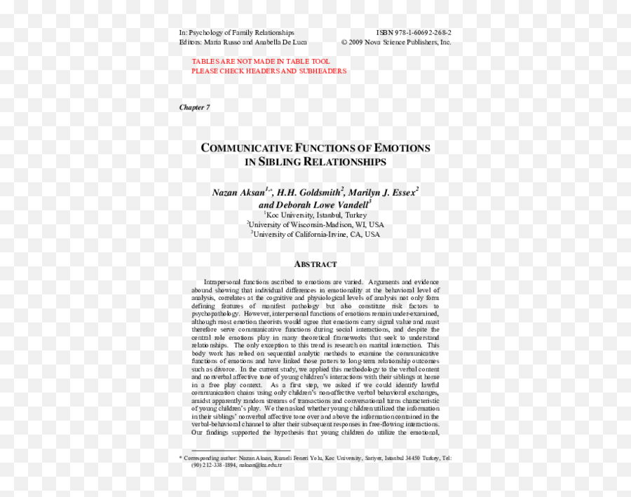 Communicative Functions Of - Document Emoji,Tripartite Model Of The Impact Of The Family On Children’s Emotion Regu- Lation And Adjustment.