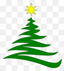 Clip Art Christmas Tree Outline - Clipart Christmas Tree Emoji,Christmas Clip Art Emotions