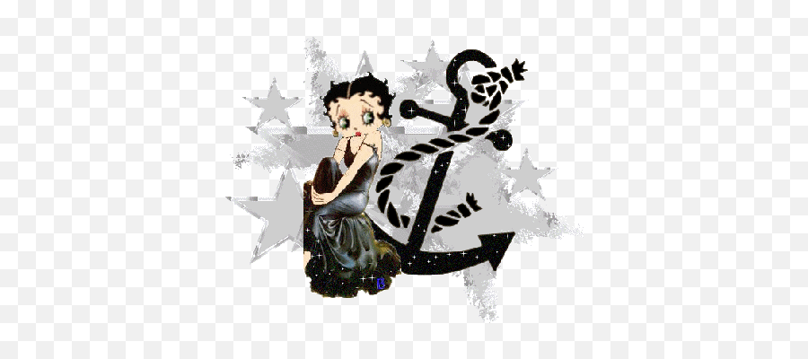 Betty Boop - Anchor Decal Emoji,Emoticons Da Betty Boop