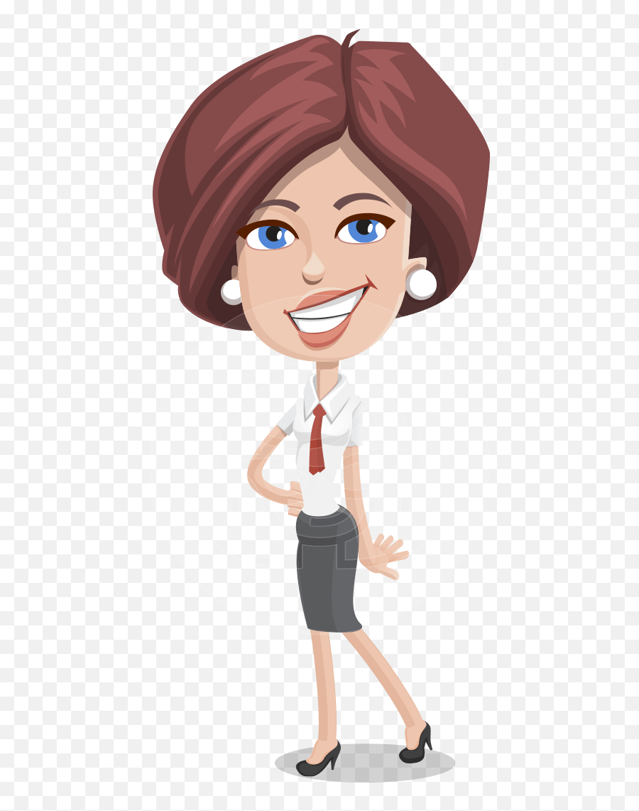 Skirt Cartoon Vector Character - Woman Cartoon Png Transparent Emoji,Cartoon Adult Boy Showing Different Emotion