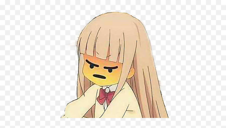 Angry Anime Animereaction Meme Otaku Sticker By Ariana - Meme Anime Cute Emoji,Angry Anime Emojis No Background