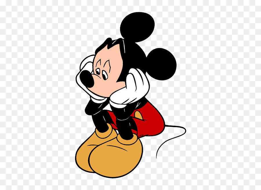 Depression Clipart Triste - Sad Mickey Emoji,Depressed Cartoon Emojis
