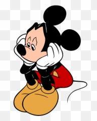 Depression Clipart Triste - Sad Mickey Emoji,Depressed Cartoon Emojis