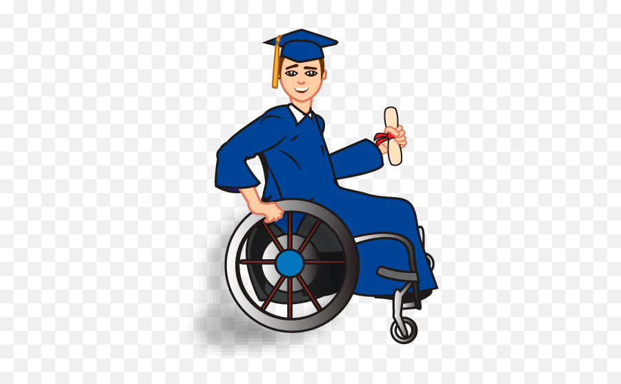 Disability Emoji - Wheelchair Emoji,Graduation Emoji