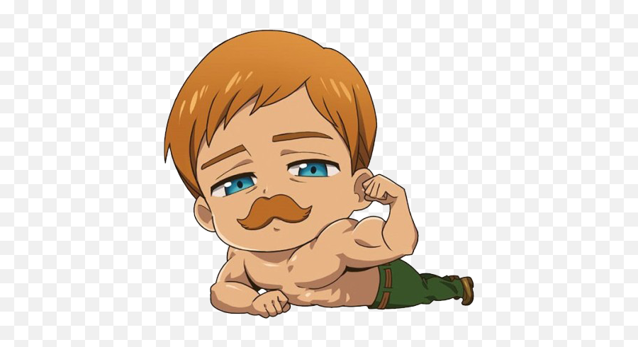 Myself So Hard - Seven Deadly Sins Cartoon Escanor Emoji,Animation Facial Emotion Thumbnail