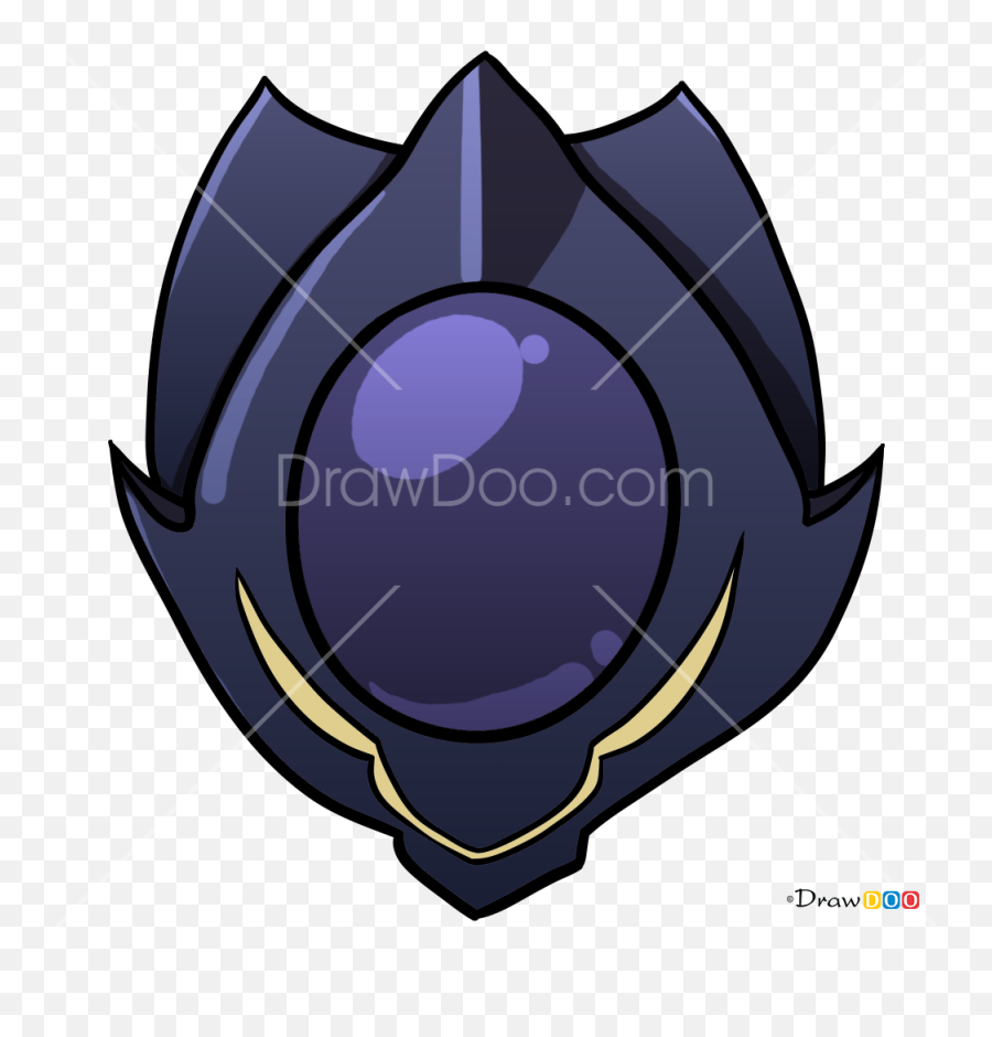 How To Draw Zero Helmet Code Geass - Vertical Emoji,Code Geass Emoji