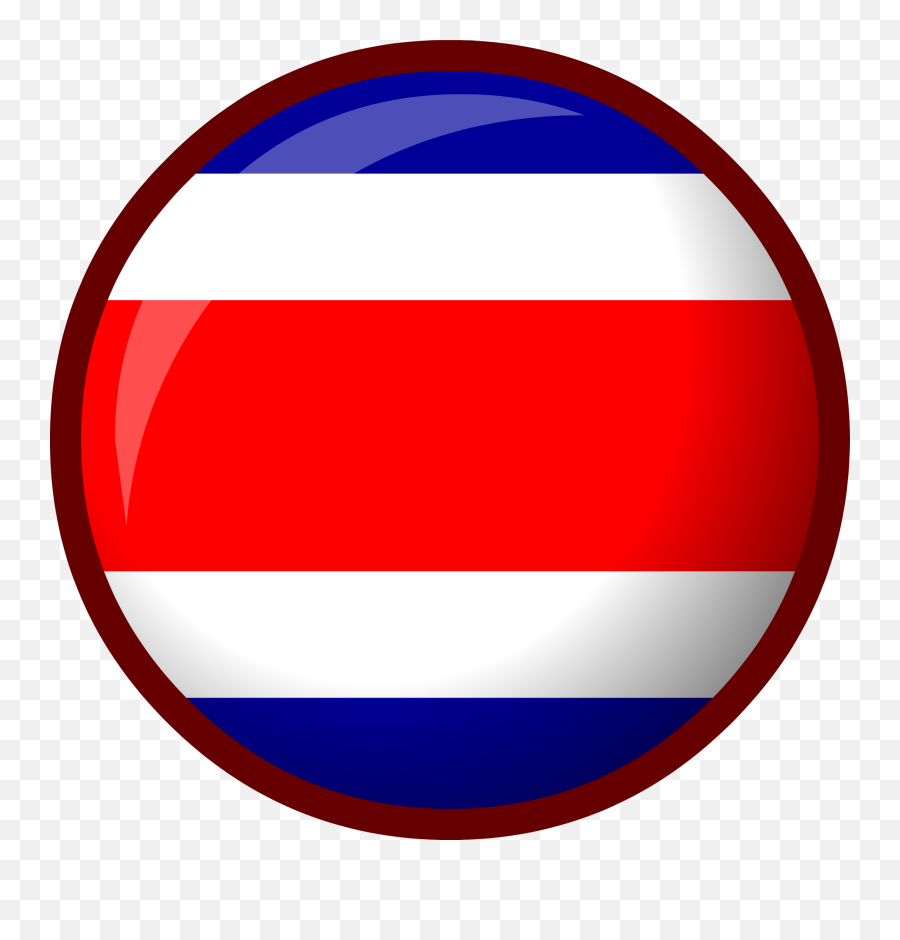 Costa Rica Flag - Costa Rica Flag Circle Emoji,Costa Rica Flag Emoji