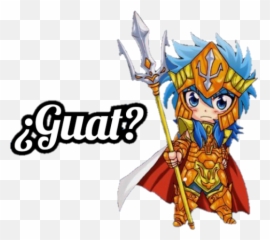 Sticker Maker - Caballeros Del Zodiaco Saint Seiya Chibi Poseidon Emoji,Emojis De Caballos