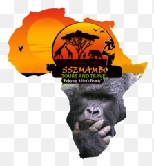 Uganda Gorillas Trekking - Lucky Dube African Map Emoji,Barred Teeth Chimpanzee Emotion