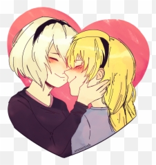 2b Anime Character - 2b And 6o Emoji,Neir Why Are Emotions Prohibited