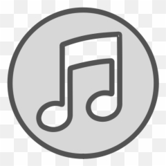 Note Brand Shape Music Circle Icon - Music Note Circle Icon Emoji,Facebook Emoticons Symbols Music Note