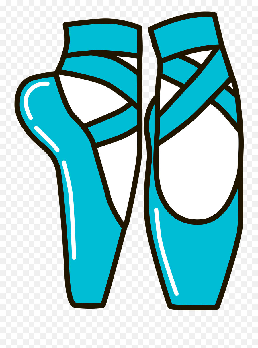 Ballet Shoes Clipart Free Download Transparent Png Creazilla - Ballet Shoes Clipart Blue Emoji,Emoji Slippers