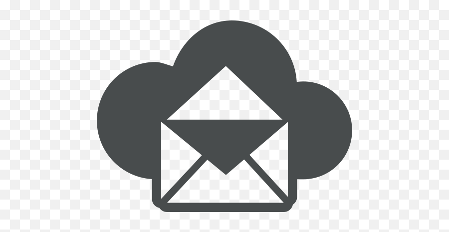 Cloud Cloud Computing Communication - Transparent Mail Icon Vector Emoji,Text Emoticon From Apple That Has Thumbs Up And An Envelope?