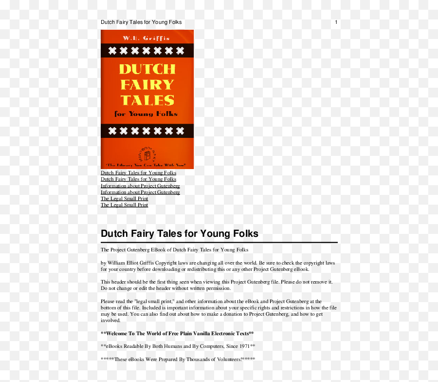 Pdf Dutch Fairy Tales For Young Folks Sweetie F - Vertical Emoji,Peter Pan Fairy Emotion Quotes