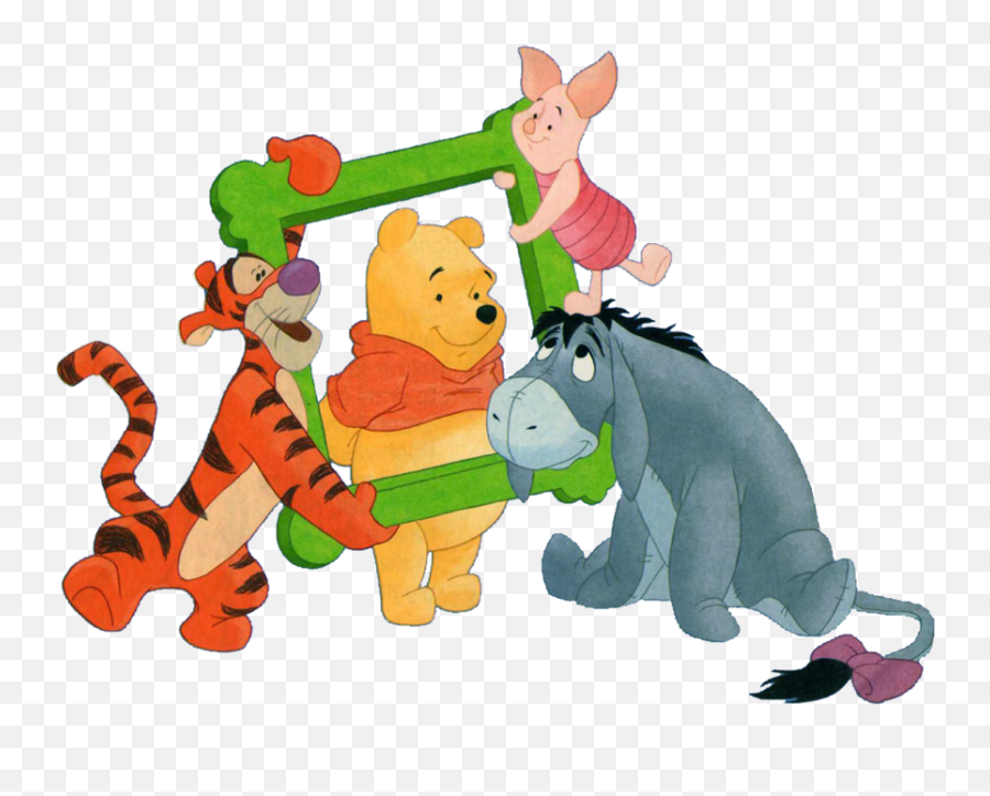 Painted Animals From The Cartoon Winnie The Pooh Free Image Emoji,Animal Emotions Cartoon