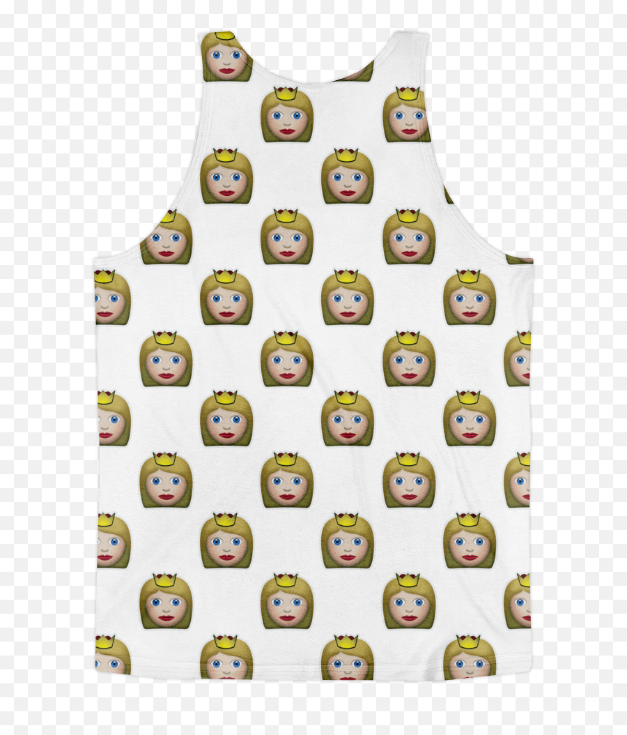 All Over Emoji Tank Top - Off White Emoji,The Tank You Emoji