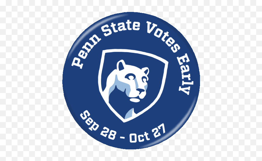 Penn State Votes Early Psu Sticker - House Of Terror Emoji,Penn State Emojis Android