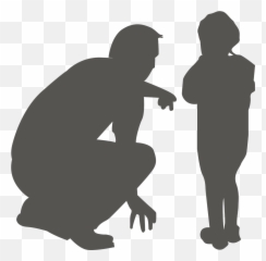 Wicked Shorts Shadow On The Wall - Man And Child Png Emoji,Silhouette Emotion Face